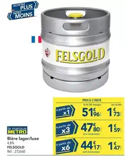 METRO Metro - bière lager offre