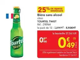 METRO Tourtel twist - bière sans alcool offre