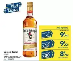 METRO Captain morgan - spiced gold offre