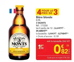 METRO 3 monts - bière blonde offre
