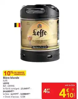 METRO Leffe - bière blonde offre