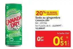 METRO Soda au gingembre dry offre