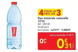 METRO Vittel - eau minérale naturelle offre