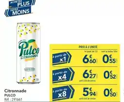 METRO Pulco - citronnade offre