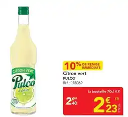 METRO Pulco - citron vert offre