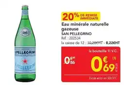 METRO San pellegrino - eau minerale naturelle gazeuse offre