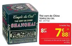 METRO The vert de chine offre