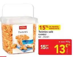 METRO Kambly - twisties salé offre