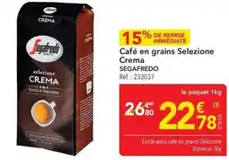 METRO Segafredo - café en grains selezione crema offre