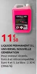 Liquide permanent 5 l universel nouvelle generation