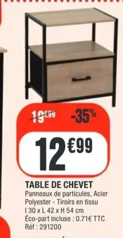 La Foir'Fouille Table de chevet offre