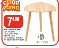 La Foir'Fouille Table d'appoint offre