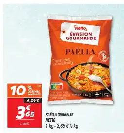 Netto NETTO Paëlla surgelée offre