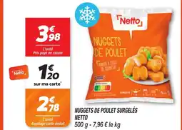 Netto NETTO Nuggets de poulet surgelés offre