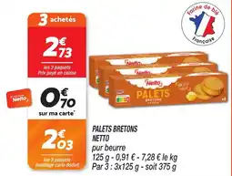 Netto NETTO Palets bretons offre