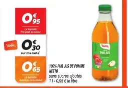 Netto NETTO 100% pur jus de pomme offre
