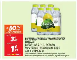 Netto VOLVIC ZEST Eau minérale naturelle aromatisée citron offre
