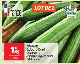 Netto Concombre offre