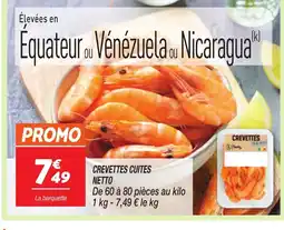 Netto NETTO Crevettes cuites offre