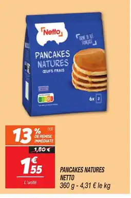 Netto NETTO Pancakes natures offre