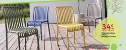 Maxi Bazar Chaise empilable Solara plastique & résine offre