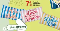 Maxi Bazar Coussin déperlant offre