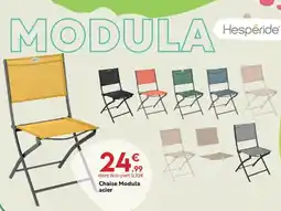 Maxi Bazar Chaise Modula acier offre