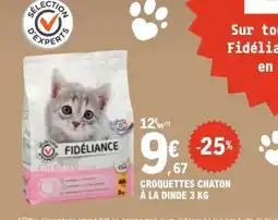 E.Leclerc Brico Croquettes chaton à la dinde offre