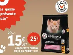 E.Leclerc Brico CROQUETTES CHATON RICHE EN POULET offre