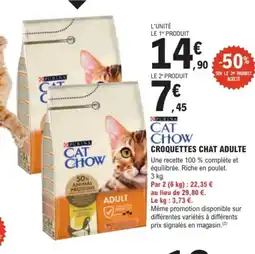 E.Leclerc Brico Croquettes chat adulte offre