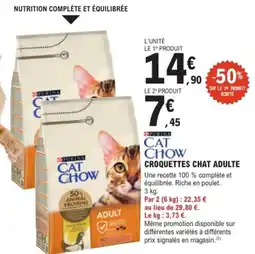 E.Leclerc Brico CROQUETTES CHAT ADULTE offre