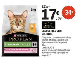 E.Leclerc Brico CROQUETTES CHAT STERILISÉ offre