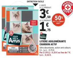 E.Leclerc Brico LITIÈRE AGGLOMÉRANTE CHARBON ACTIF offre