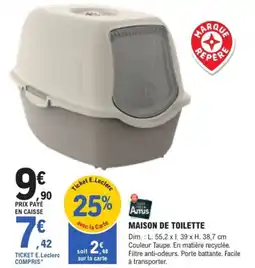E.Leclerc Brico MAISON DE TOILETTE offre