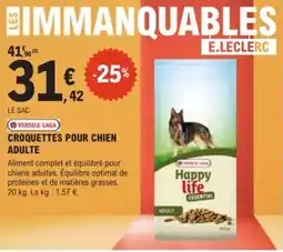 E.Leclerc Brico Croquettes pour chien adulte offre