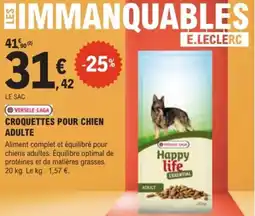 E.Leclerc Brico CROQUETTES POUR CHIEN ADULTE offre