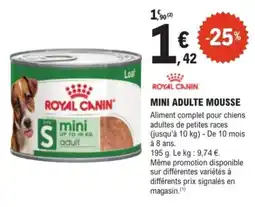 E.Leclerc Brico Mini adulte mousse offre