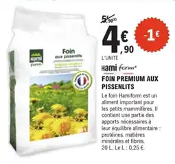 E.Leclerc Brico Foin premium aux pissenlits offre