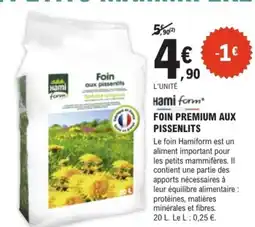 E.Leclerc Brico FOIN PREMIUM AUX PISSENLITS offre