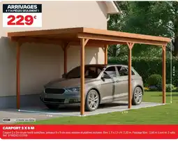 Brico Dépôt CARPORT 3X5M offre