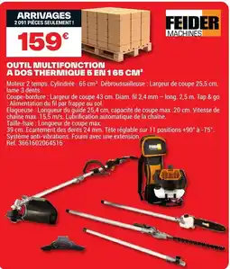 Brico Dépôt OUTIL MULTIFONCTION A DOS THERMIQUE 5 EN offre