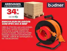 Brico Dépôt ENROULEUR DE JARDIN 30M IP44 3G1.5 MM² offre