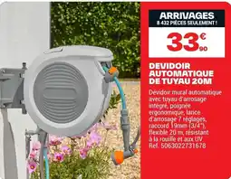 Brico Dépôt DEVIDOIR AUTOMATIQUE DE TUYAU offre