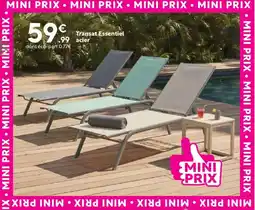 Maxi Bazar Transat Essentiel acier offre