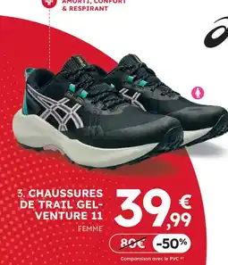 Sport 2000 CHAUSSURES DE TRAIL GEL VENTURE 11 offre