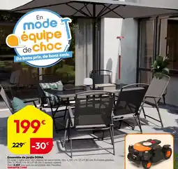 Weldom Doma Ensemble de jardin offre
