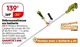 Weldom Débroussailleuse sur batterie offre