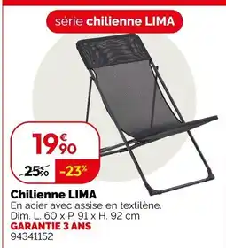 Weldom Lima Chilienne offre