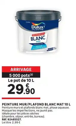 Leroy Merlin Peinture mur/plafond blanc mat offre