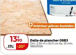 Weldom Dalle de plancher OSB3 offre